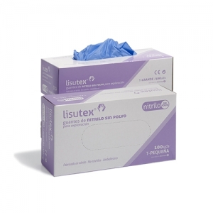 GUANTES NITRILO SIN POLVO -...